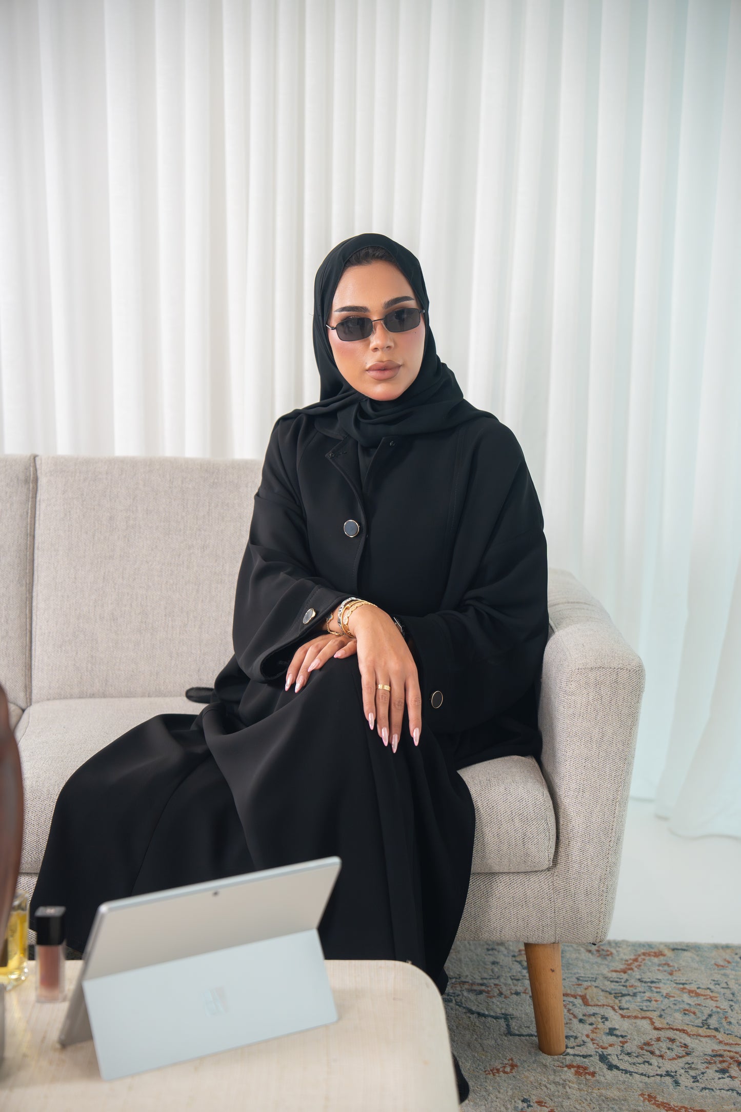 عباية ليالي – أناقة كلاسيكية في كريب كوبا