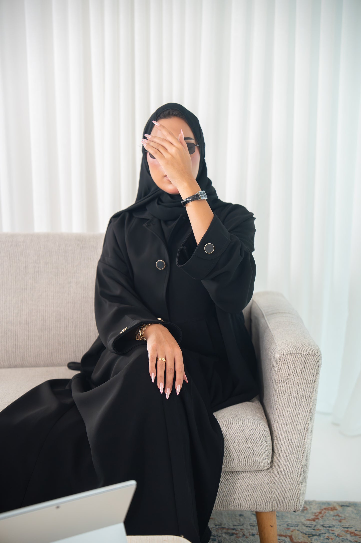 عباية ليالي – أناقة كلاسيكية في كريب كوبا