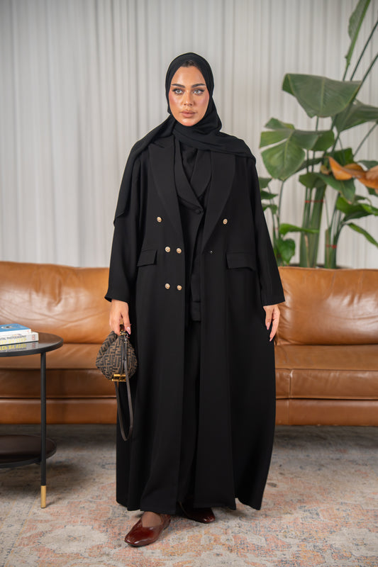 Rimal Abaya – Power & Prestige in Crepe Cuba.C:1011