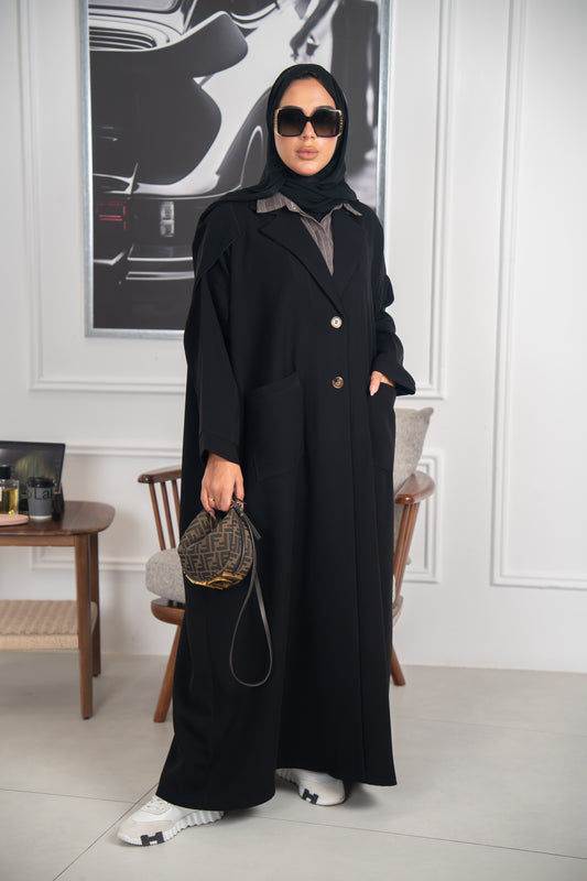 Rihla Abaya – Urban Elegance in Crepe Cuba