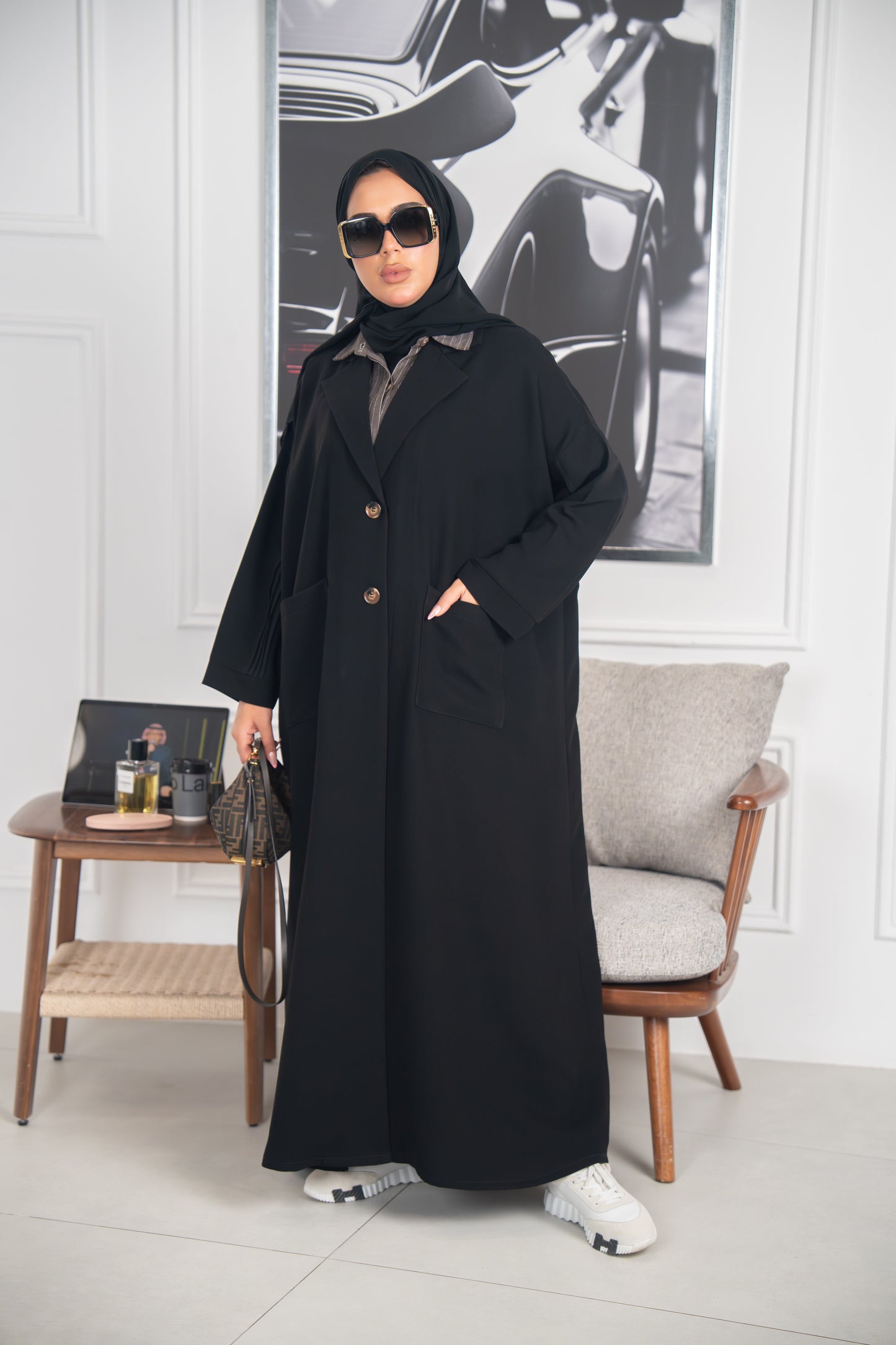 عباية رحلة – أناقة عصرية في كريب كوبا