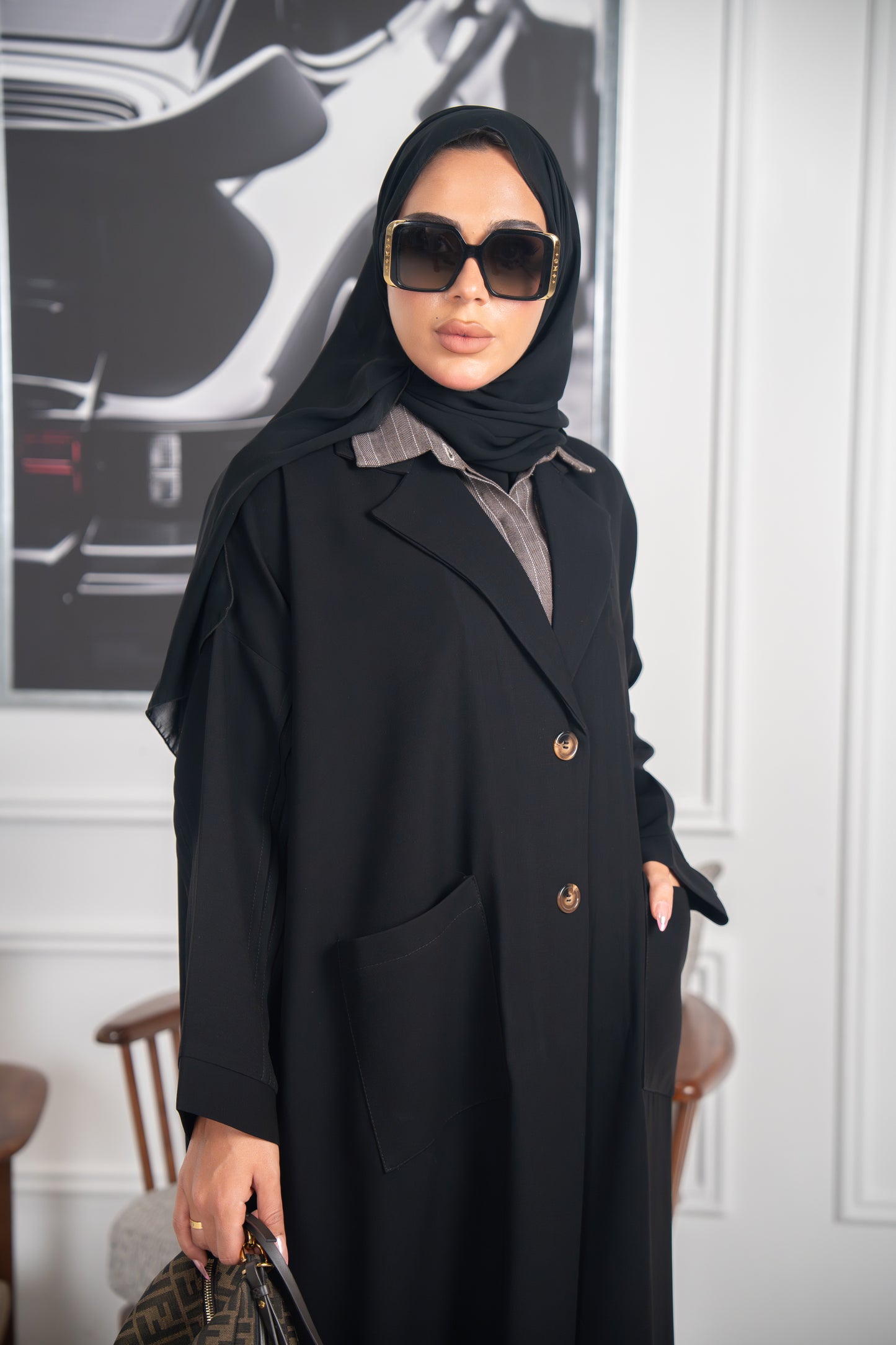 عباية رحلة – أناقة عصرية في كريب كوبا