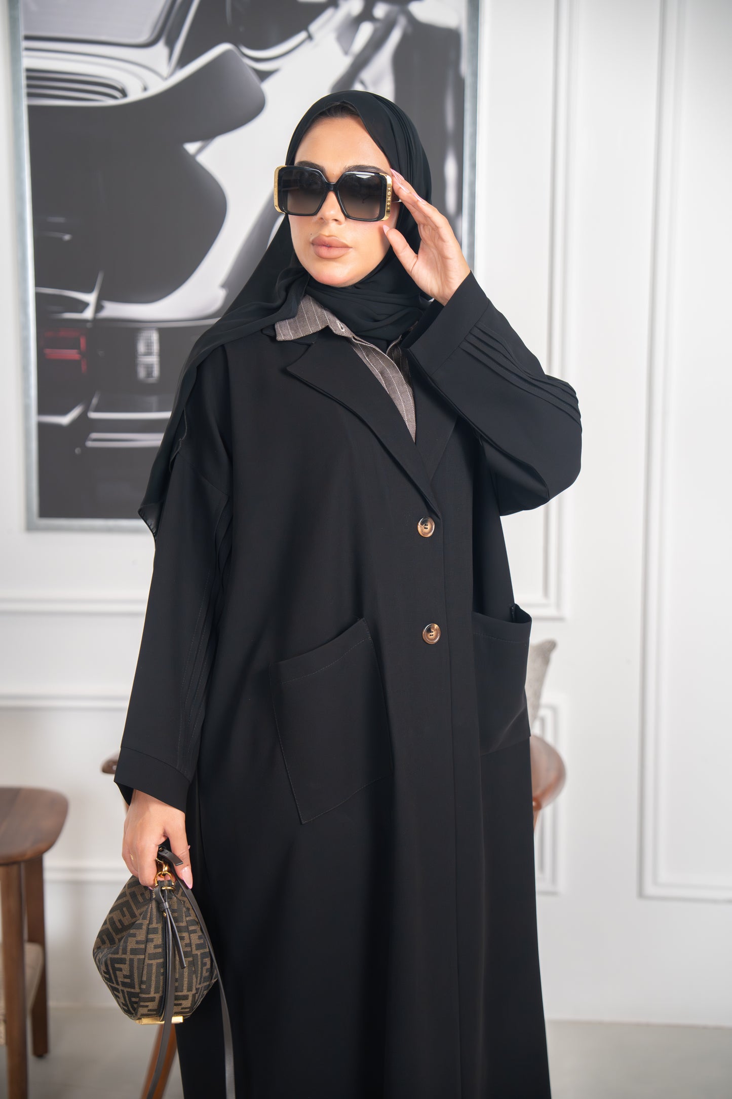 عباية رحلة – أناقة عصرية في كريب كوبا